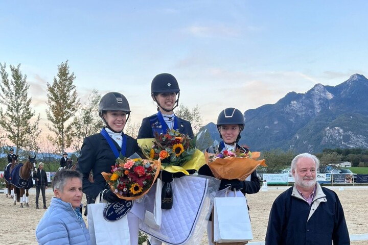 podium U21 ch romand dressage 2022