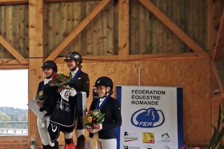 podium U21 ch romand dressage 2019 Tavannes 3