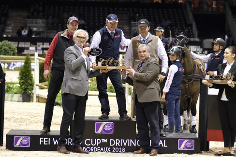 Podium finale Copupe du monde 2018