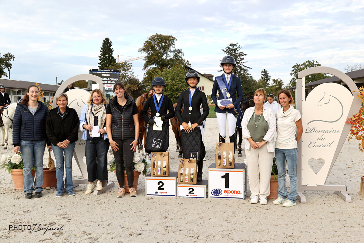 Championnat romand de Saut 2026 - Podium Poneys D