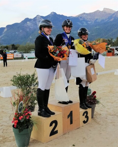 podium S ch romand dressage 2022
